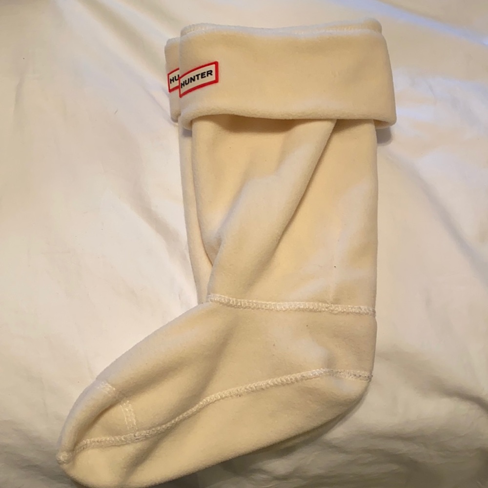 White Hunter Boots Socks
